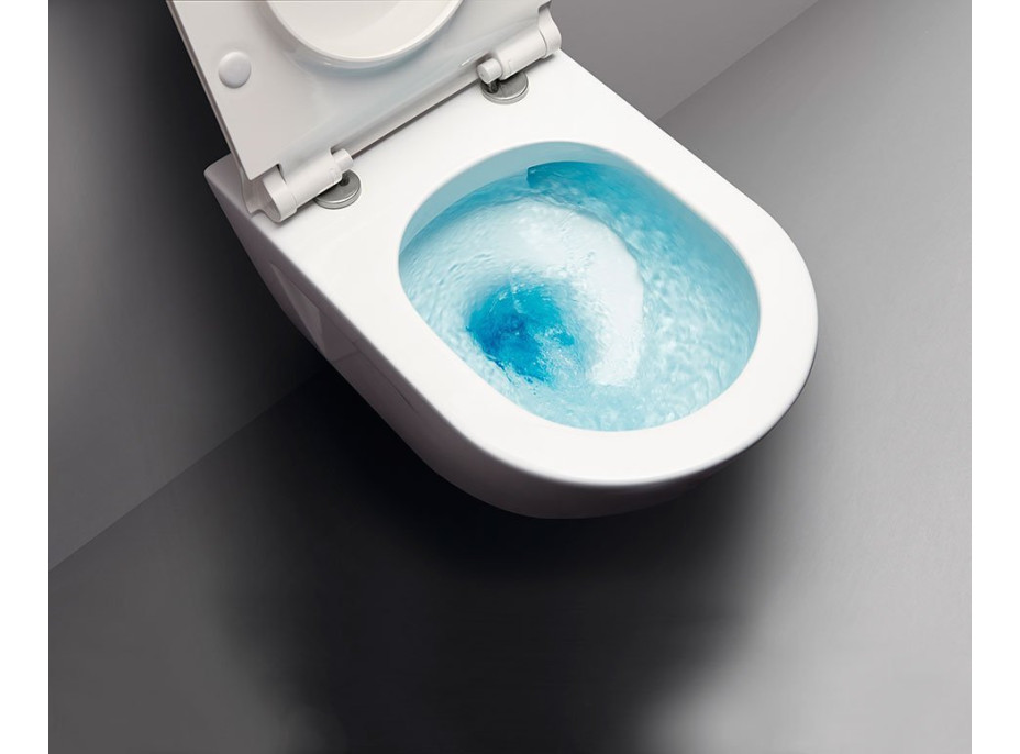 GSI NORM závesná WC misa, Swirlflush, 36x50cm, biela ExtraGlaze 861611