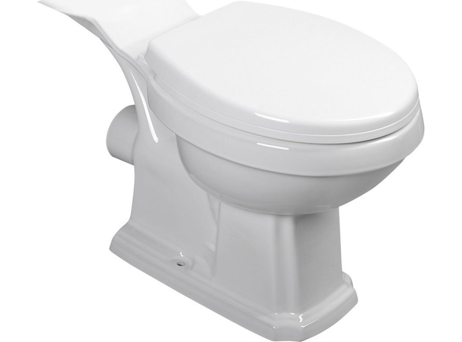 Aqualine ANTIK WC kombi misa, biela AK107-432