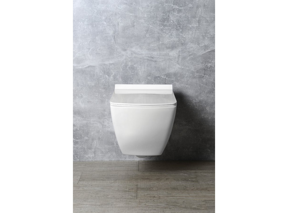 Isvea PURITY WC sedátko, SLIM, Soft Close, biela 40S80200I