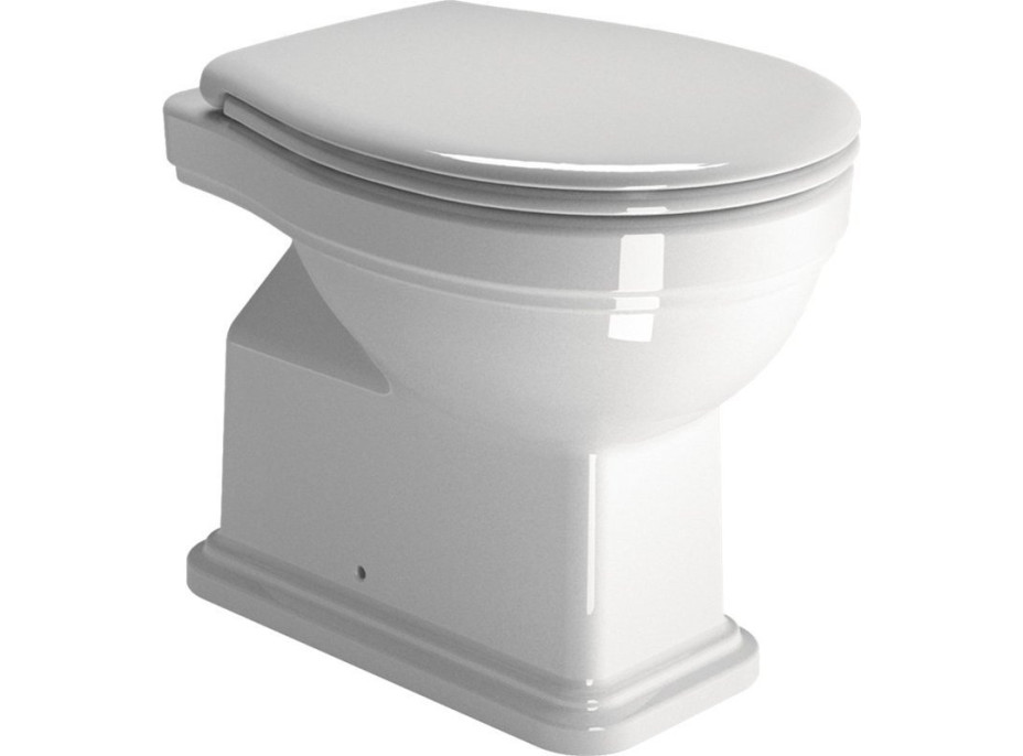 GSI CLASSIC WC misa stojaca, 37x54cm, zadný odpad, biela ExtraGlaze 871111