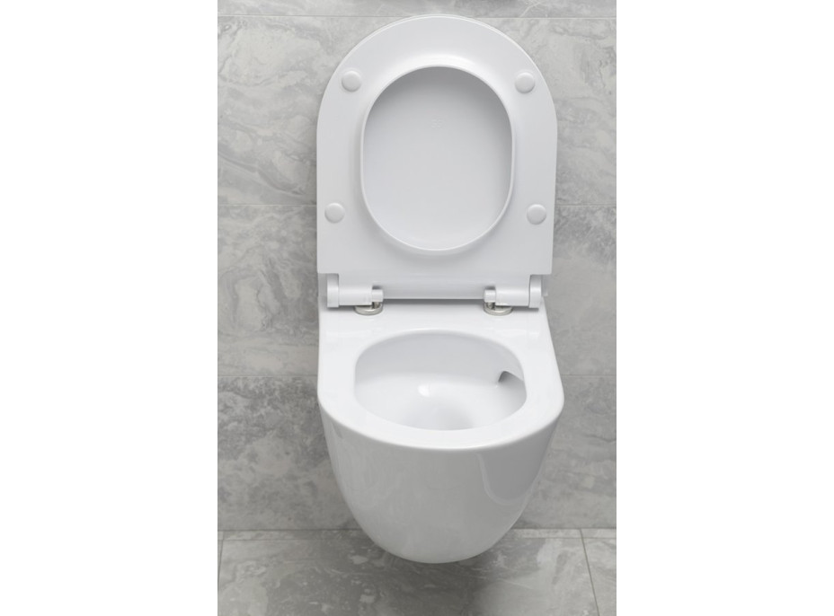 GSI PURA závesná WC misa, Swirlflush, 36x55cm, biela dual-mat 881509