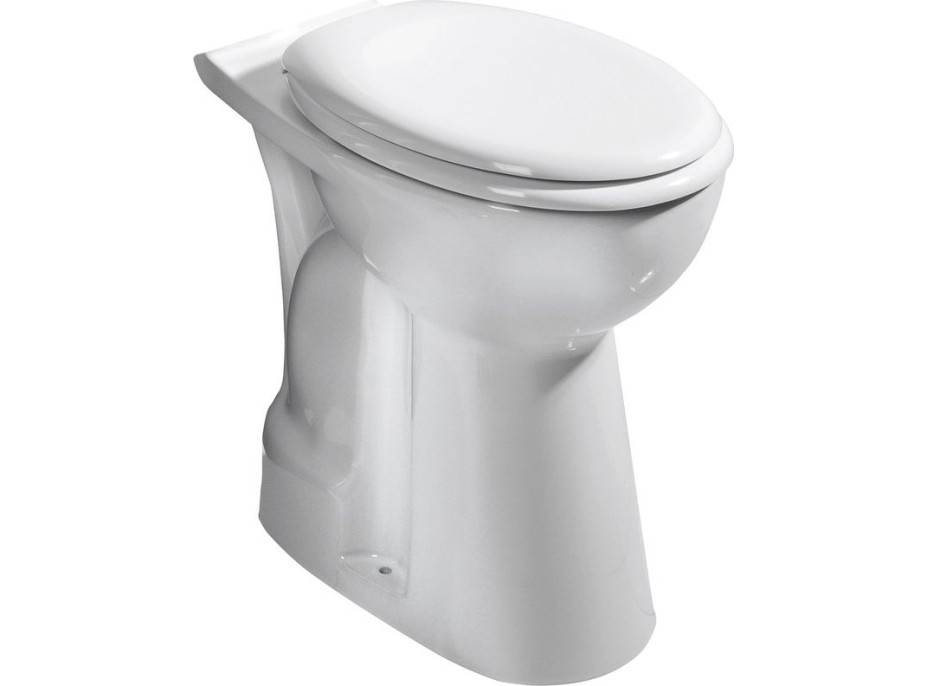 CREAVIT HANDICAP WC misa kombi, zvýšený sedák, spodný odpad, 36, 5x67, 2cm, biela BD305