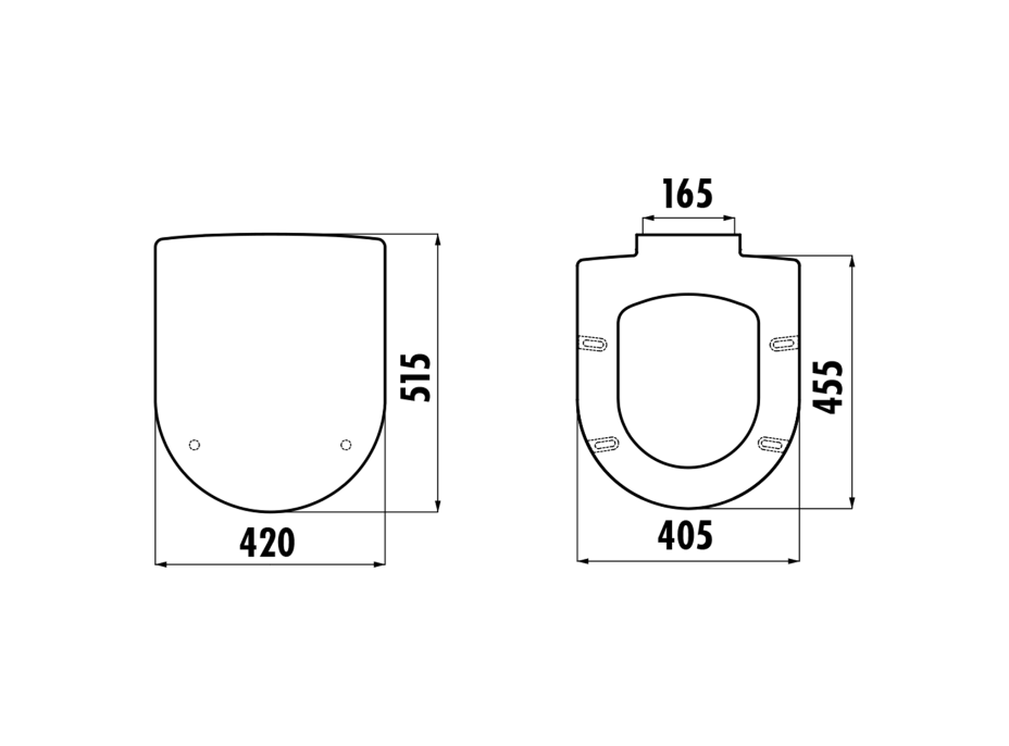 CREAVIT GRANDE WC sedátko, Soft Close, biela KC1403.01.0000E