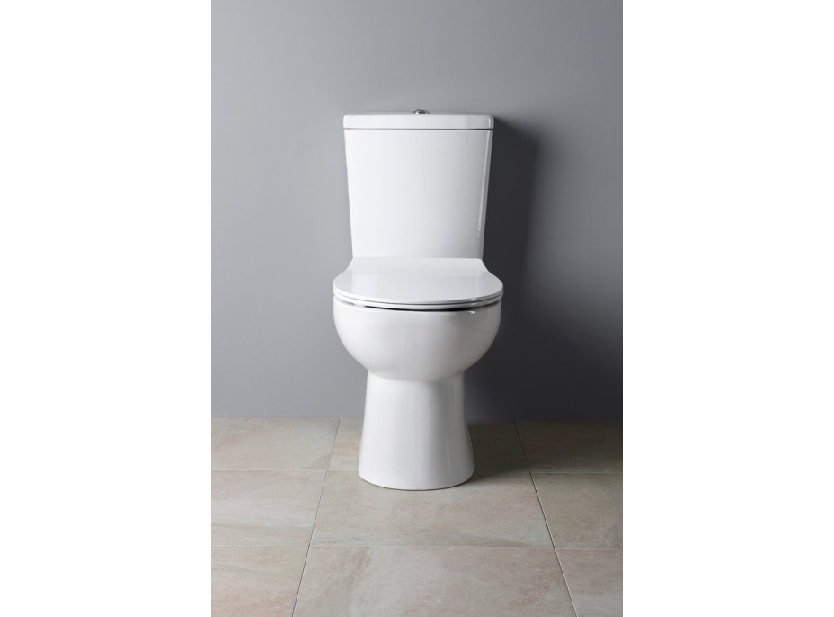 Sapho KAIRO CLEANWASH WC kombi s bidet. spŕškou, zadný odpad, biela PC106