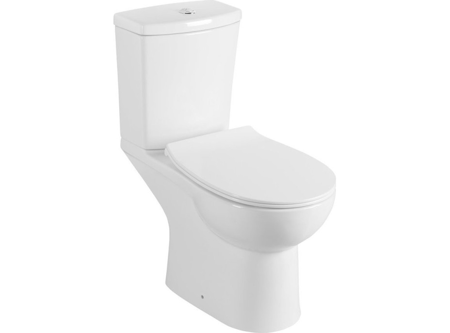 Sapho KAIRO CLEANWASH WC kombi s bidet. spŕškou, zadný odpad, biela PC106