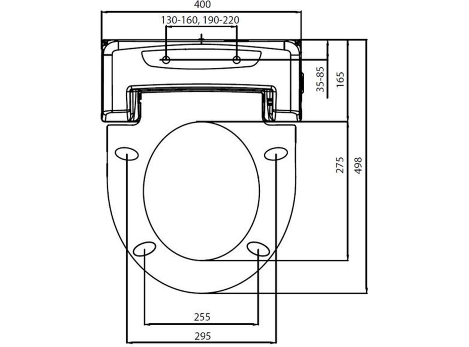 Sapho BLOOMING elektronický bidet s diaľkovým ovládaním NB-R770D