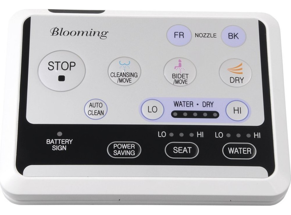 Sapho BLOOMING elektronický bidet s diaľkovým ovládaním NB-R770D