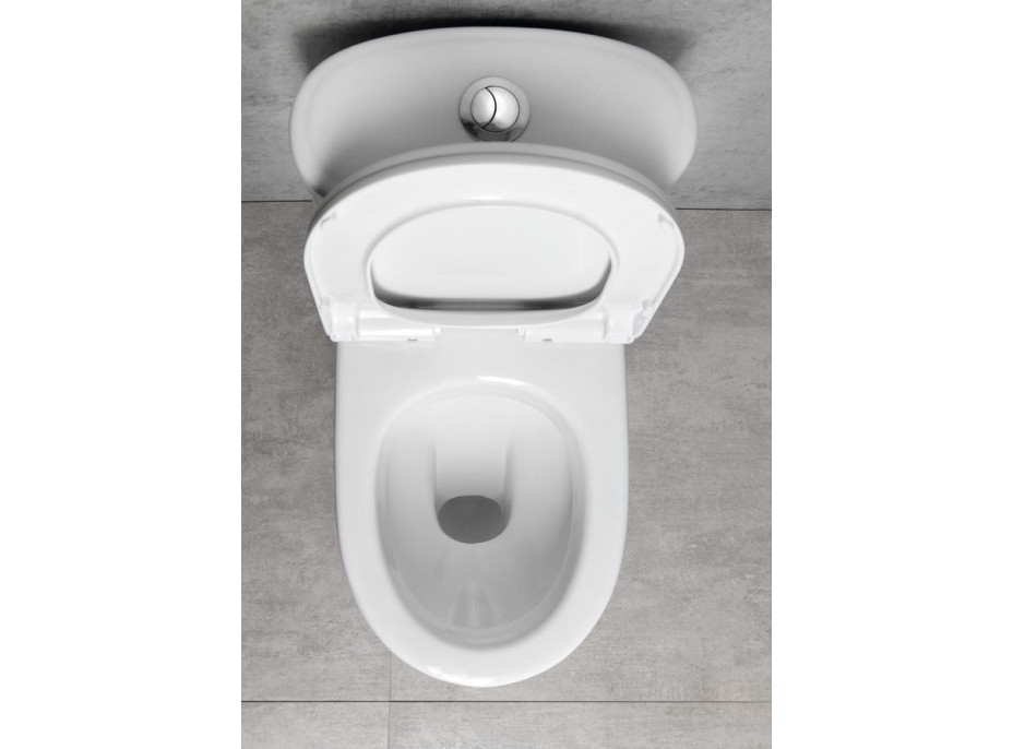 Aqualine PETIT WC kombi detské, zadný/spodný odpad, biela PT520