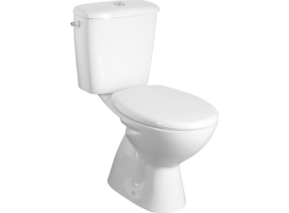 Aqualine MIGUEL WC kombi, dvojtlačidlo 3/6l, spodný odpad, biela LC2258