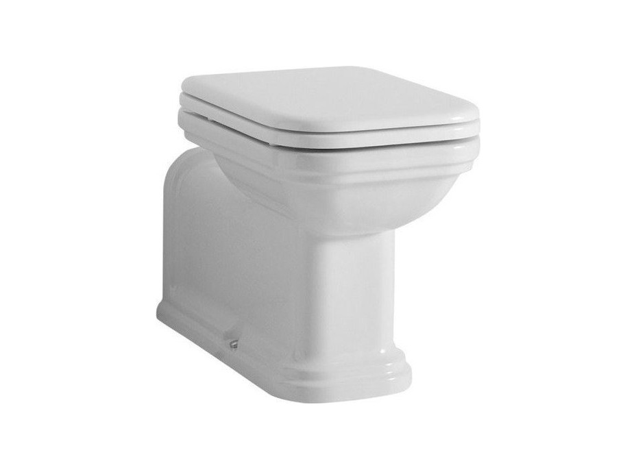 Kerasan WALDORF WC misa stojaca, 37x65cm, spodný/zadný odpad, biela 411601