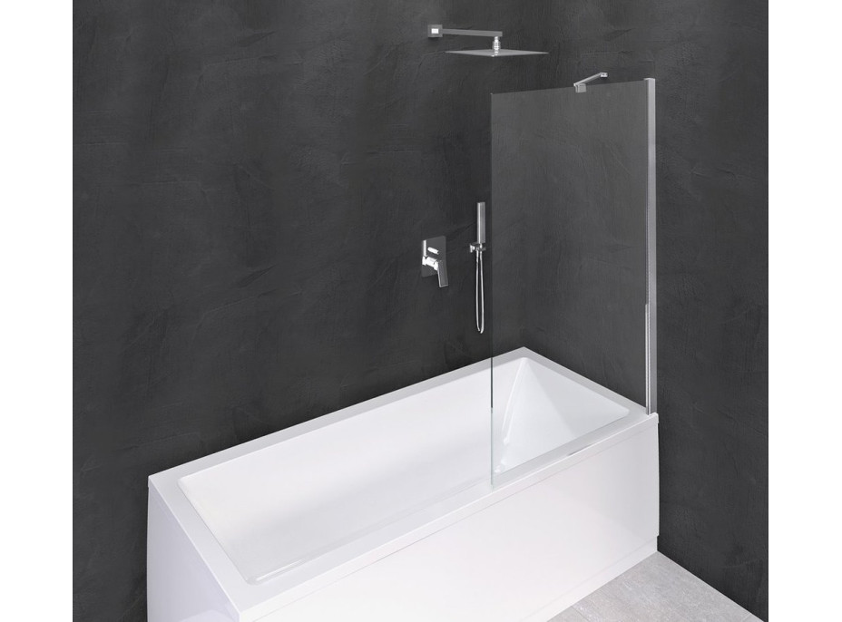 Polysan MODULAR SHOWER vaňová zástena 900x1500mm, číre sklo BMS1-90