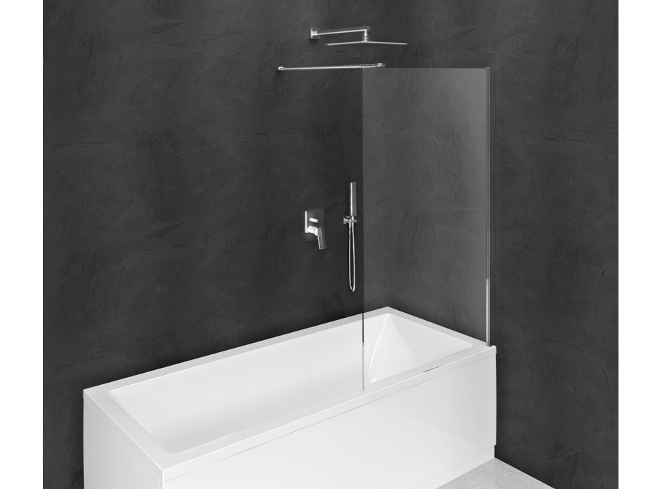 Polysan MODULAR SHOWER vaňová zástena 900x1500mm, číre sklo BMS1-90