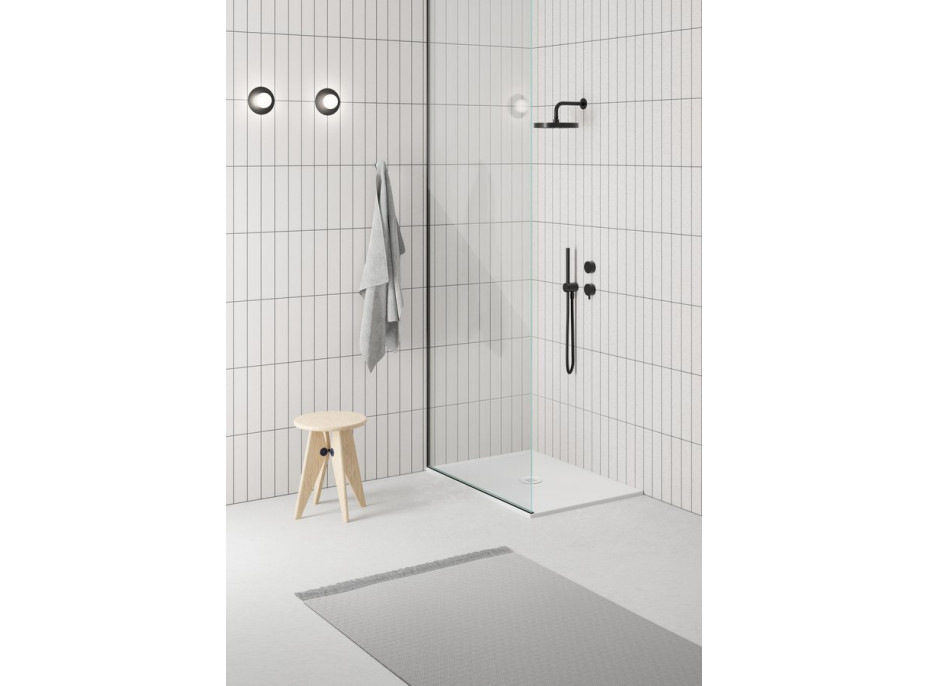 GSI Keramická sprchová vanička, obdĺžnik 100x70x2cm, biela mat 46100709