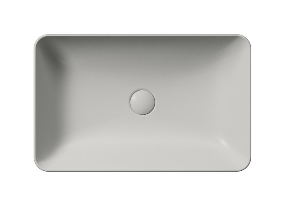 GSI NUBES keramické umývadlo na dosku 60x38cm, cenere mat 903617