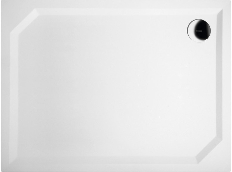 Gelco SARA sprchová vanička z liateho mramoru, obdĺžnik 100x75cm, hladká HS10075