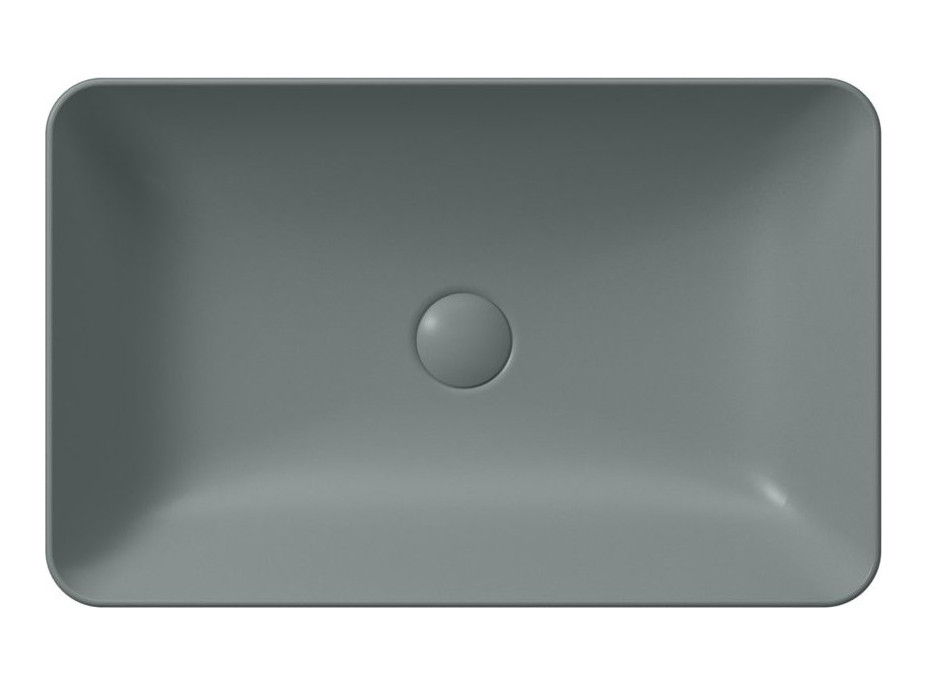 GSI NUBES keramické umývadlo na dosku 60x38cm, agave mat 903604
