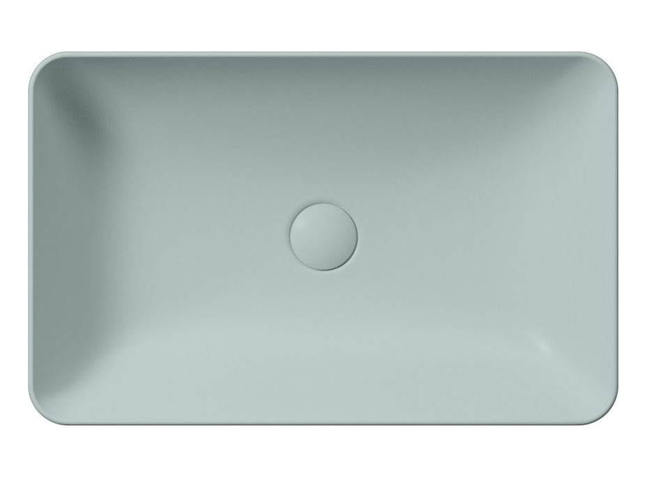 GSI NUBES keramické umývadlo na dosku 60x38cm, ghiaccio mat 903615