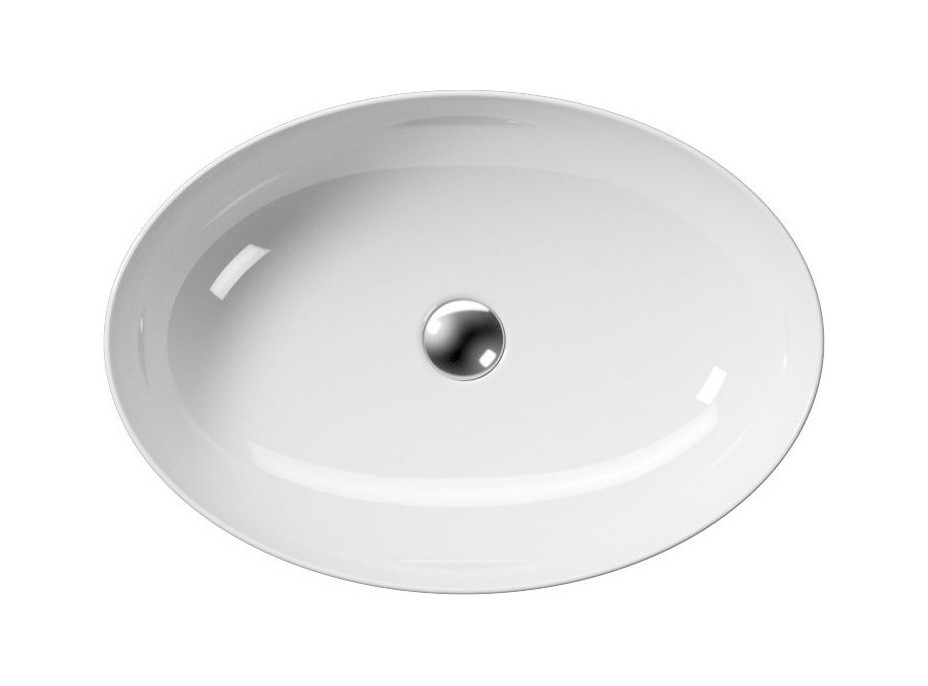 GSI PURA keramické umývadlo na dosku 60x42cm, biela ExtraGlaze 884211
