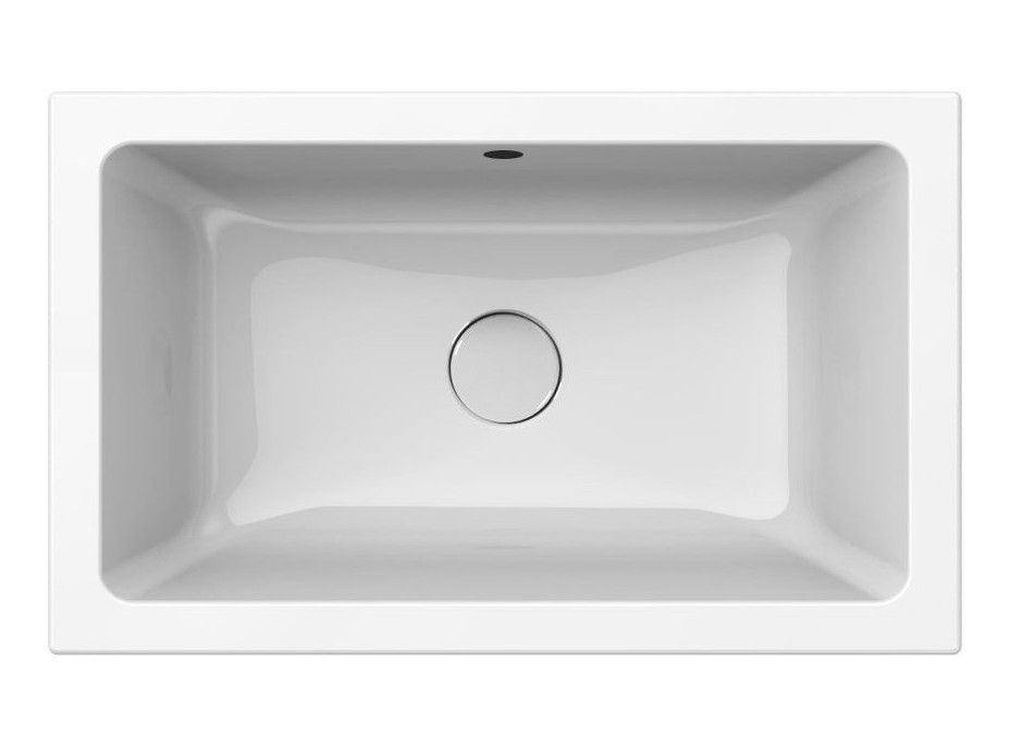 GSI KUBE X keramické umývadlo 60x37cm, zápustné, biela ExtraGlaze 895311