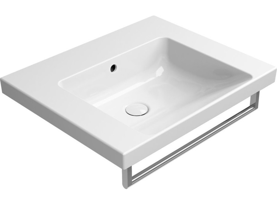 GSI NORM keramické umývadlo 60x50cm, bez otvoru, biela ExtraGlaze 8635011