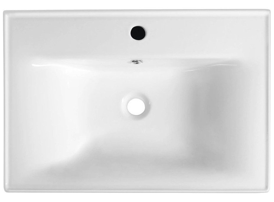 Aqualine SAVA 70 keramické umývadlo nábytkové 70x46cm, biela 2070
