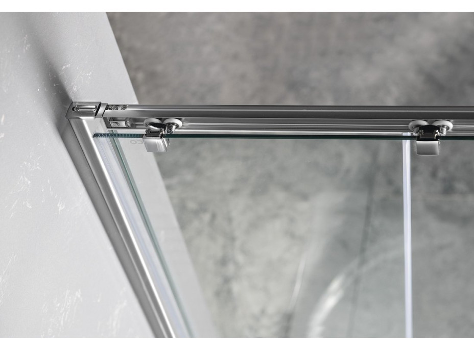 Gelco SIGMA SIMPLY štvorcový sprchovací kút 1000x1000 mm, rohový vstup, Brick sklo GS2410GS2410