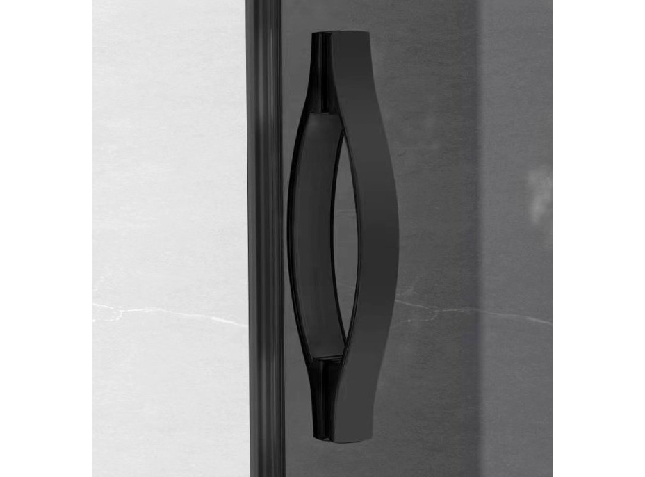 Gelco SIGMA SIMPLY BLACK obdĺžnikový sprchovací kút 1000x900 mm, L/P variant, rohový vstup, číre sklo GS2110BGS2190B