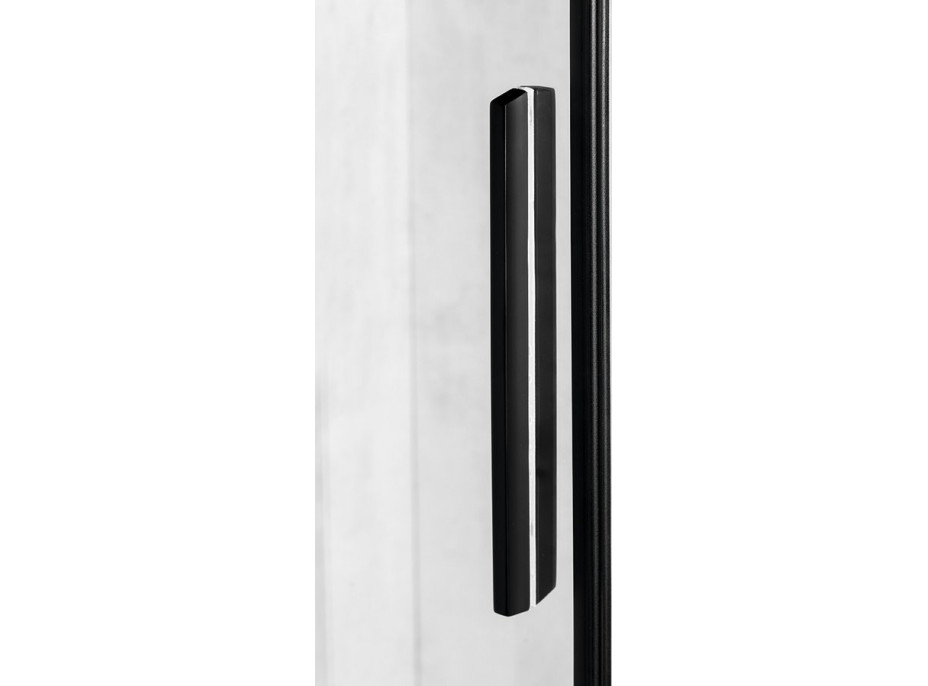 Polysan ALTIS LINE BLACK štvorcový sprchovací kút 1000x1000 mm, rohový vstup, číre sklo AL1512BAL1512B
