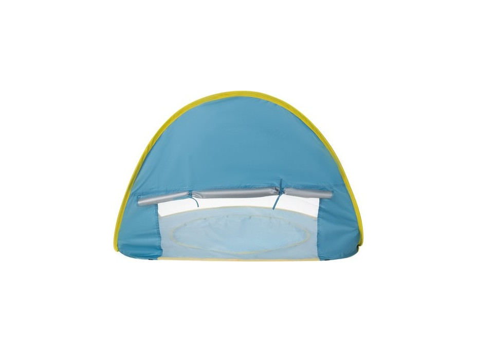 Plážový stan s ochladzovacím bazénom - modrý/žltý