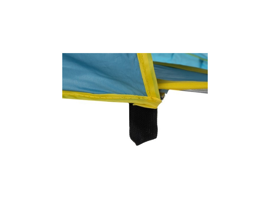 Plážový stan s ochladzovacím bazénom - modrý/žltý