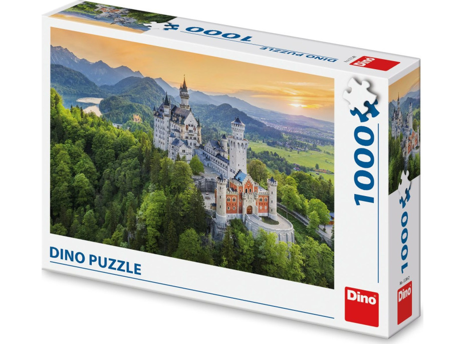 DINO Puzzle Jarná Neuschwanstein 1000 dielikov