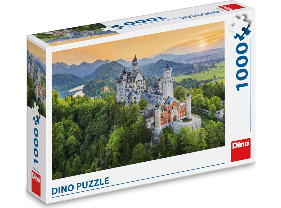 DINO Puzzle Jarná Neuschwanstein 1000 dielikov