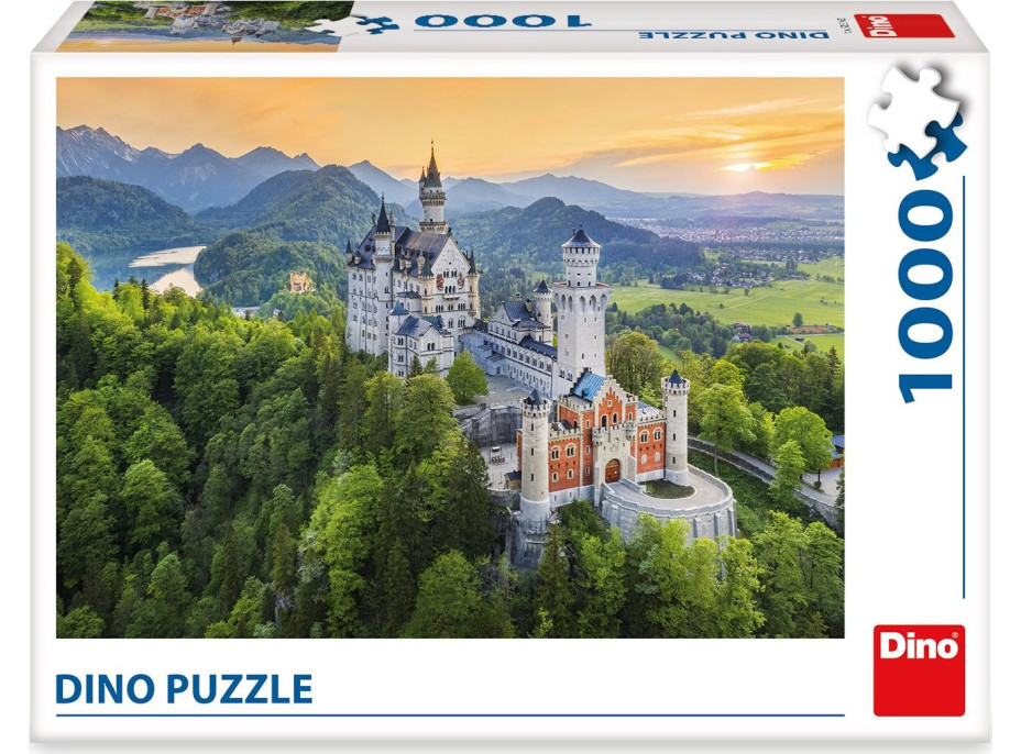 DINO Puzzle Jarná Neuschwanstein 1000 dielikov