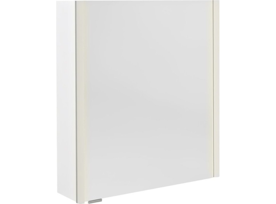 Sapho ALIX galerka s LED osvetlením 66x70x17,5 cm, ľavá/pravá, biela AX166-0030