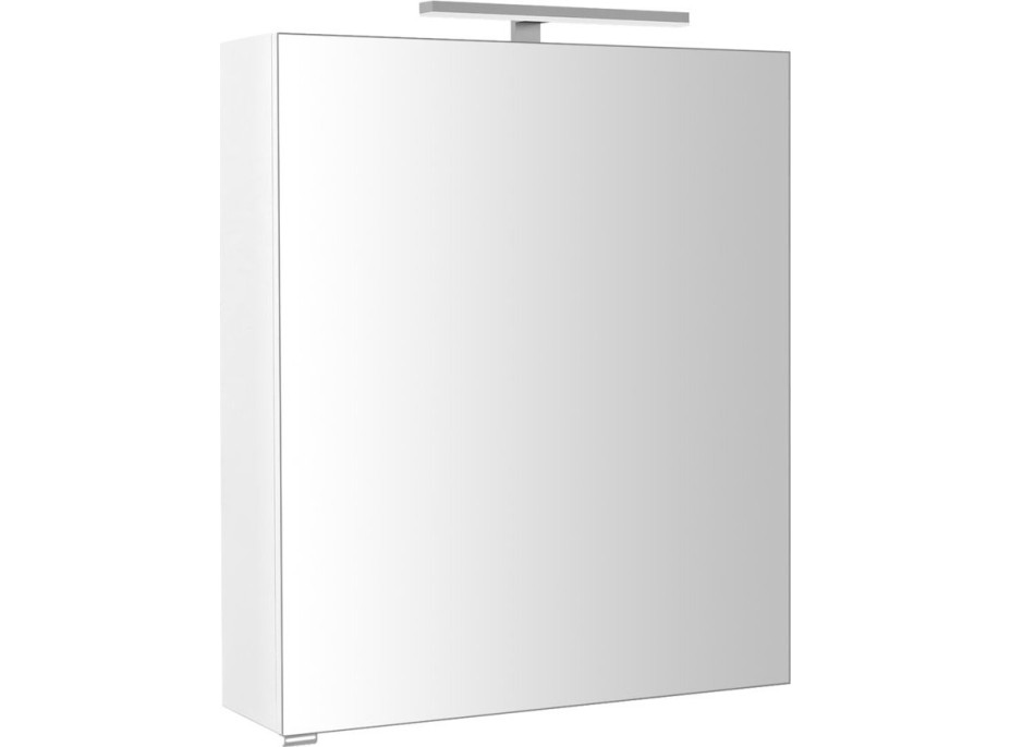 Sapho RIWA galerka s LED osvetlením, 60x70x17cm, biela lesk RIW060-0030