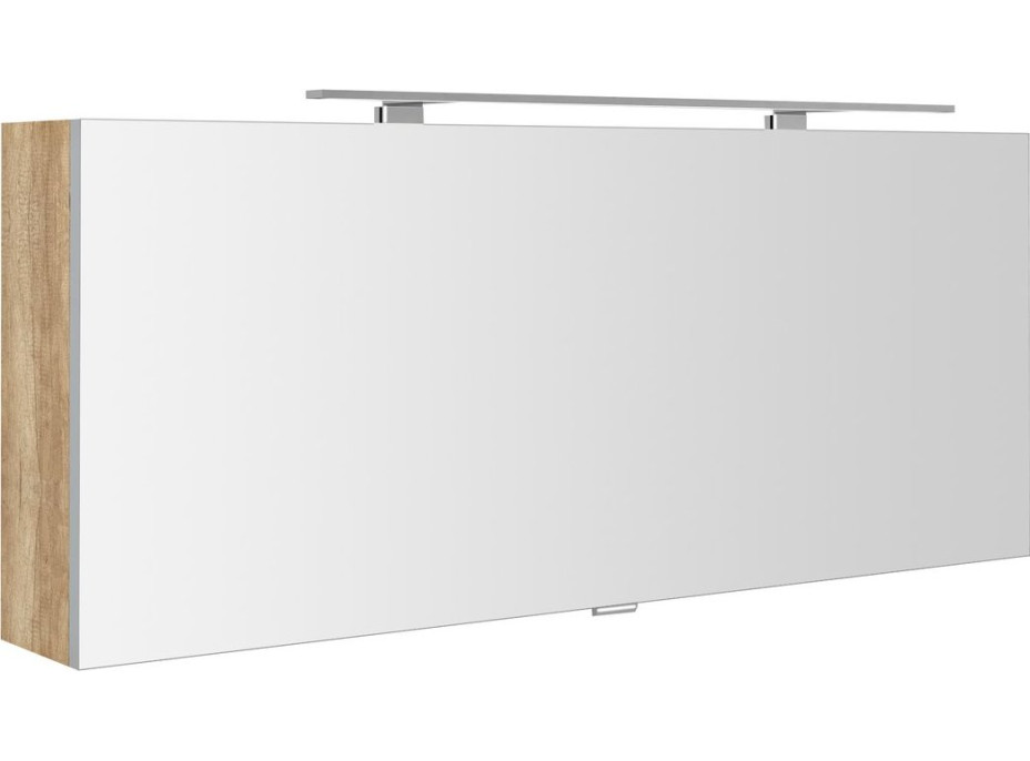 Sapho CLOE galerka s LED osvetlením 120x50x18cm, dub alabama CE120-0022