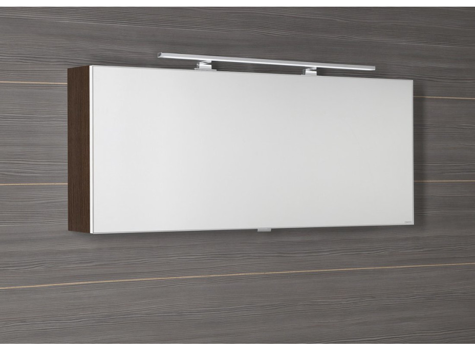 Sapho CLOE galerka s LED osvetlením 120x50x18cm, borovica rustik CE120-0016