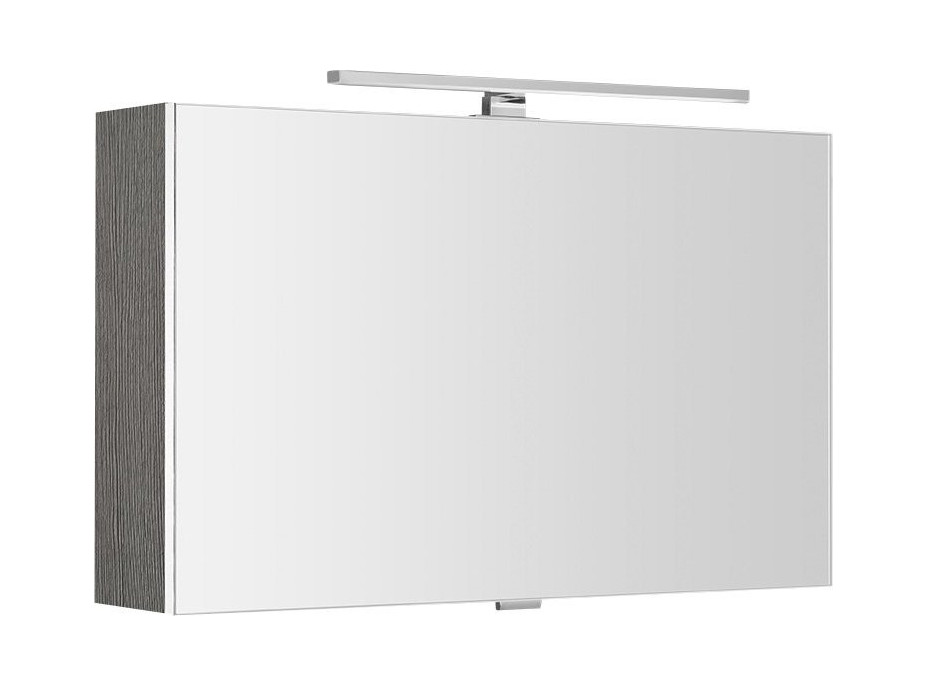 Sapho CLOE galerka s LED osvetlením 80x50x18cm, dub strieborný CE080-0011