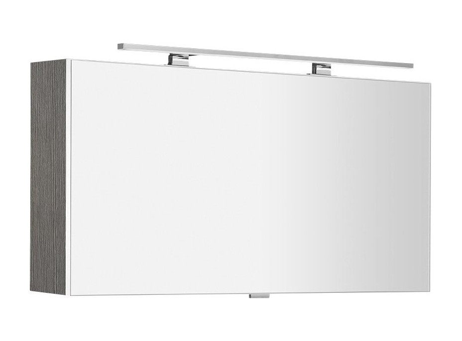 Sapho CLOE galerka s LED osvetlením 100x50x18cm, dub strieborný CE100-0011