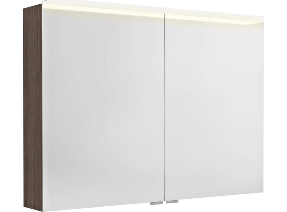 Sapho LINEX galerka s LED osvetlením, 100x70x15cm, borovica rustik LX100-0016