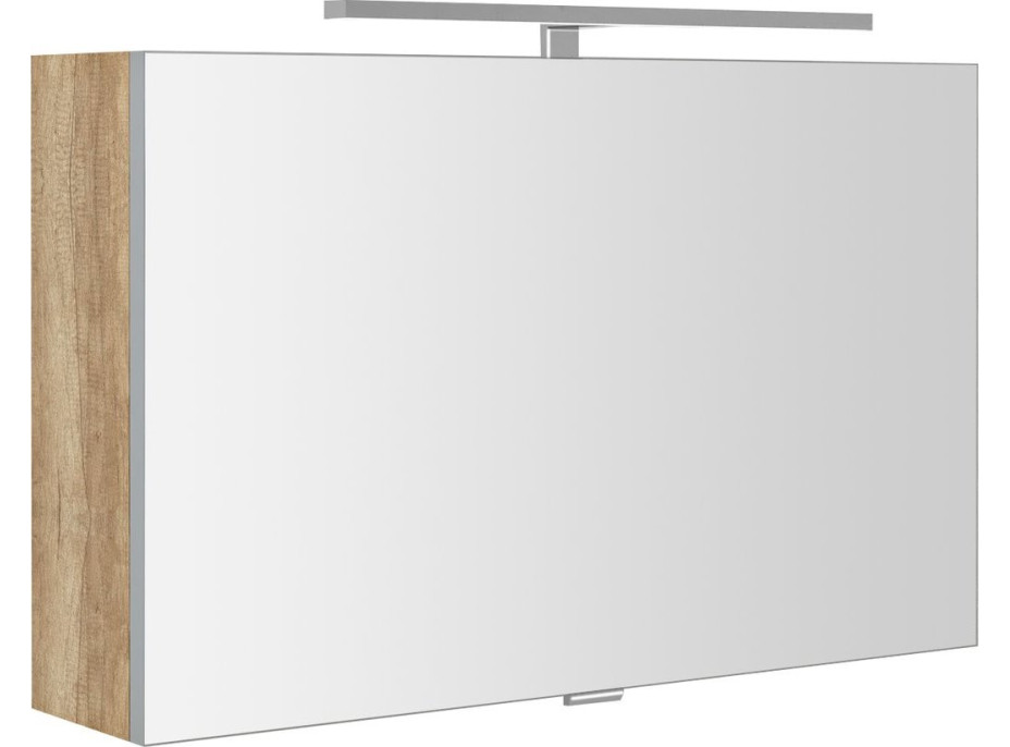 Sapho CLOE galerka s LED osvetlením 80x50x18cm, dub alabama CE080-0022