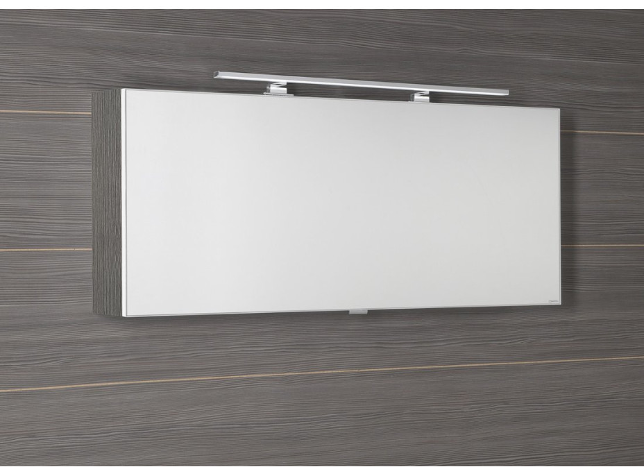 Sapho CLOE galerka s LED osvetlením 120x50x18cm, dub strieborný CE120-0011