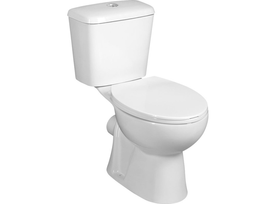 Aqualine JOSE WC kombi, dvojtlačítko 3/6l, zadný odpad, biela PS8812