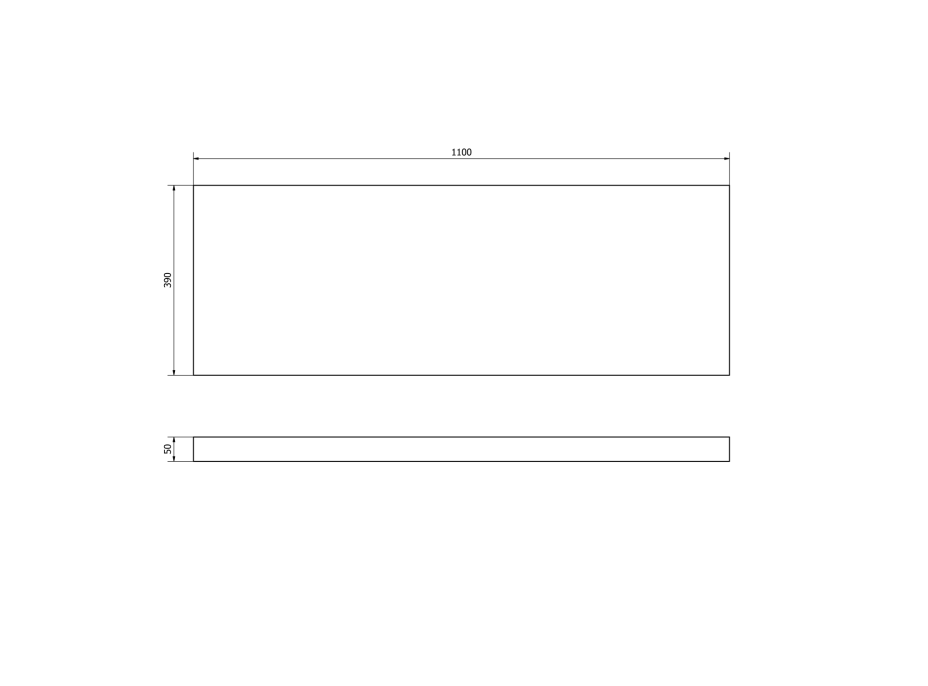 Sapho AVICE doska 110x39cm, old wood AV1118