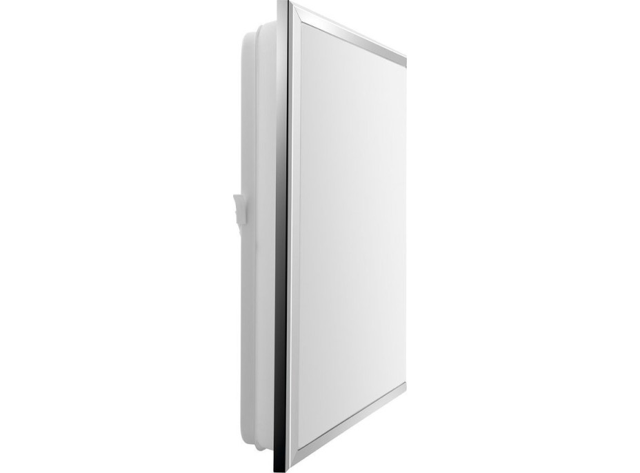 Sapho SILVER stropné LED svietidlo 28x28cm, 10W, 230V, denná biela, chróm AU461