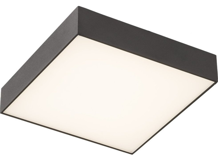 Sapho RISA stropné LED svietidlo 30W, 300x55x300mm, 230V, čierna LS030C