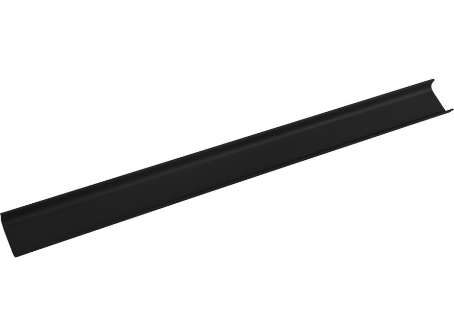 Sapho CHANEL dekoračná lišta medzi zásuvky 784x70x20 mm, čierna mat DT801