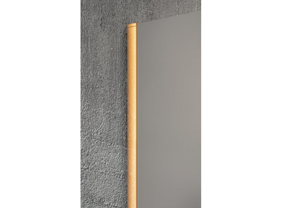 Gelco VARIO GOLD jednodielna sprchová zástena na inštaláciu k stene, sklo nordic, 1100 mm GX1511-08