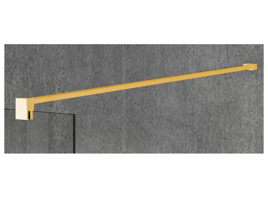 Gelco VARIO GOLD jednodielna sprchová zástena na inštaláciu k stene, sklo nordic, 1200 mm GX1512-08