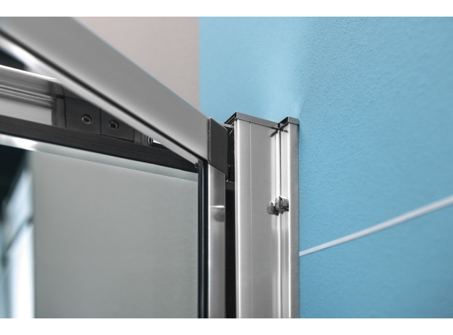 Polysan EASY LINE štvorcový sprchovací kút 900x900mm, skladacie dvere, L/P variant, číre sklo EL1990EL3315